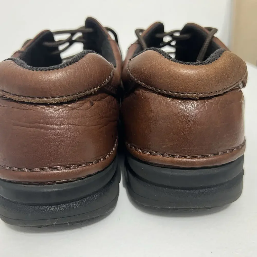Nunn Bush Cameron Moc Toe Oxford Shoes Size 11.5W Lightweight Brown